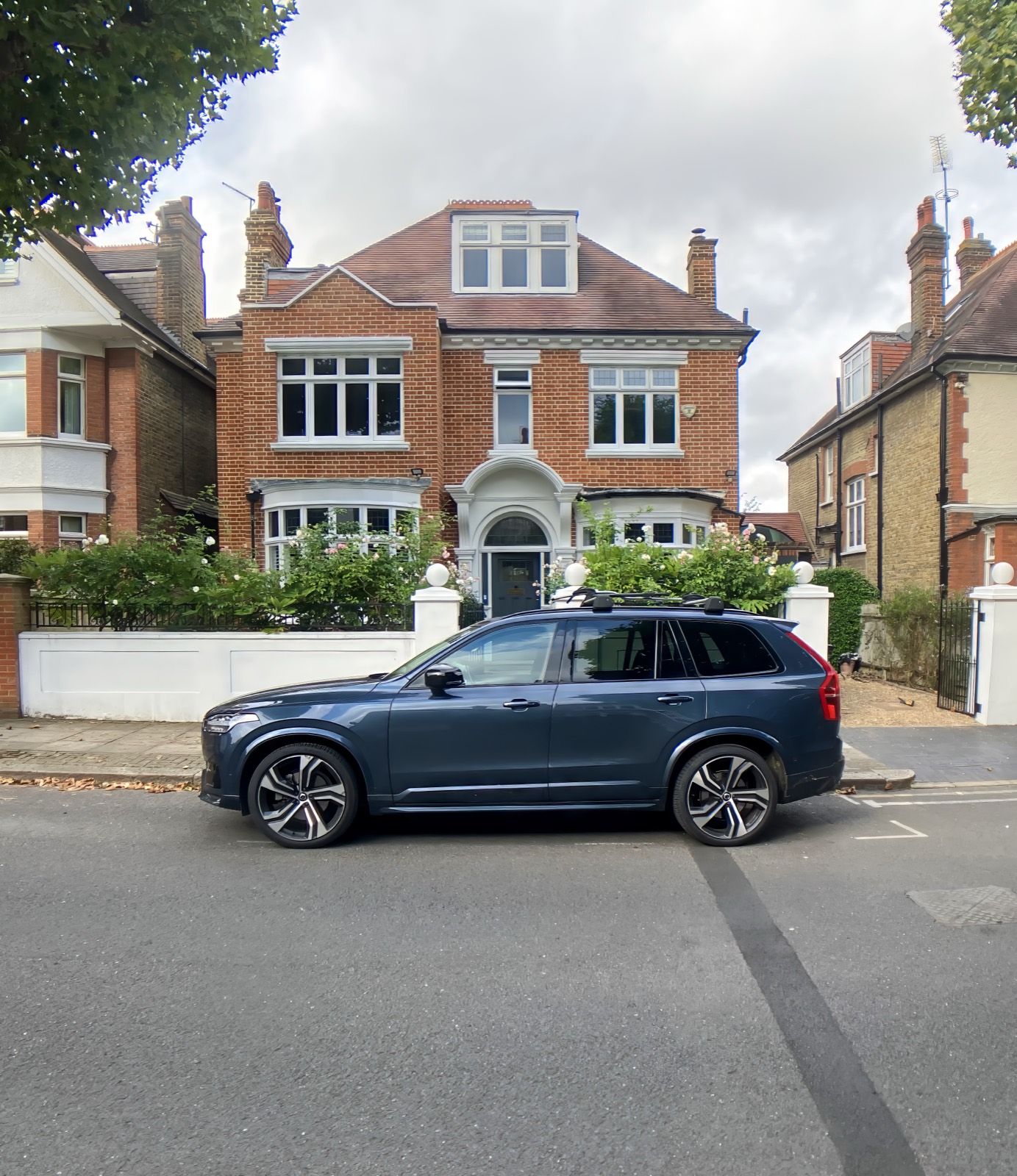 The house from Larpent Avenue as existing
