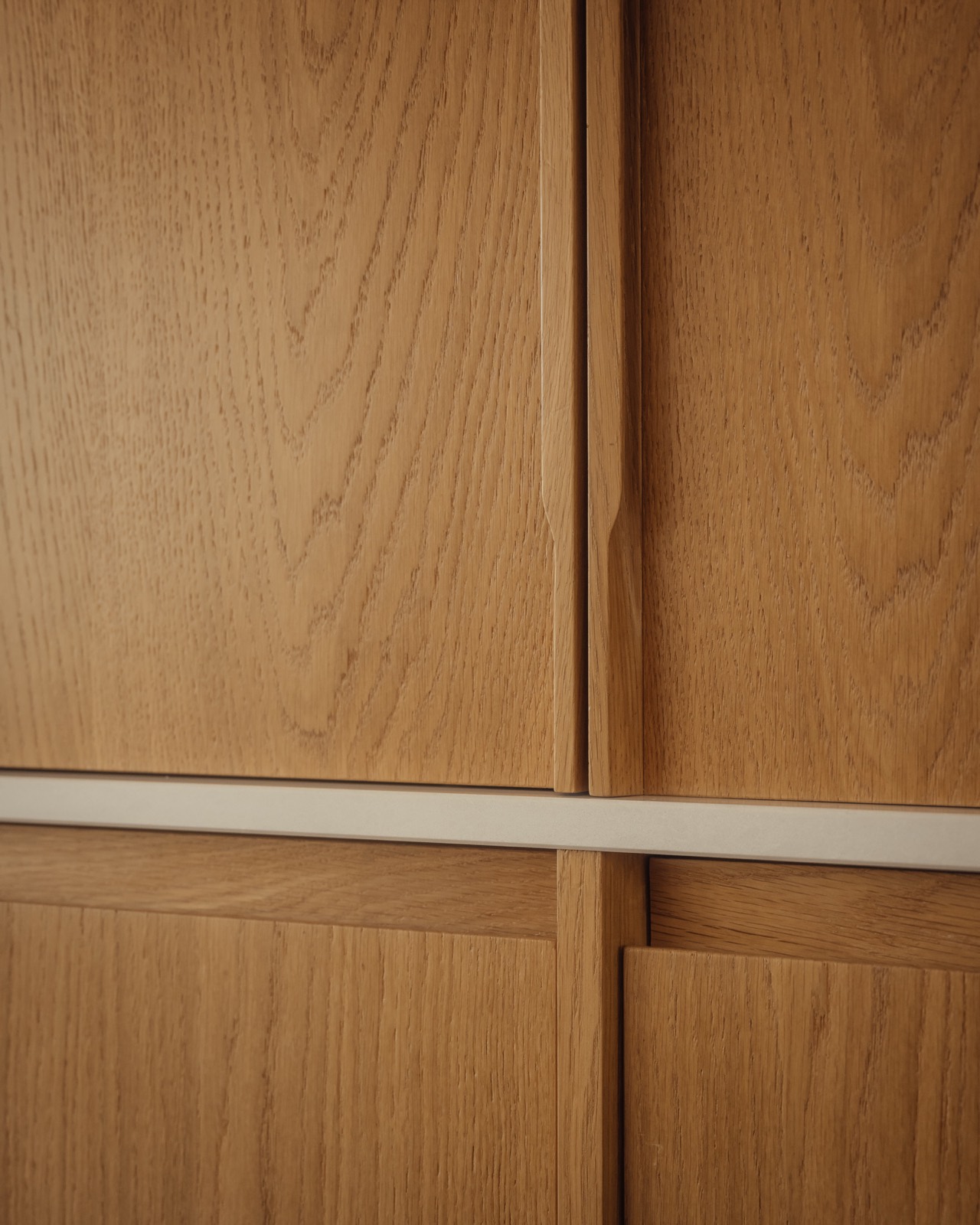 Oak joinery in detail